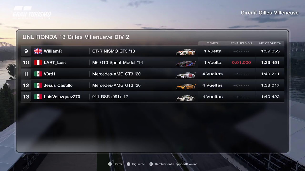 UNL DIV  2 GT3 MONTREAL