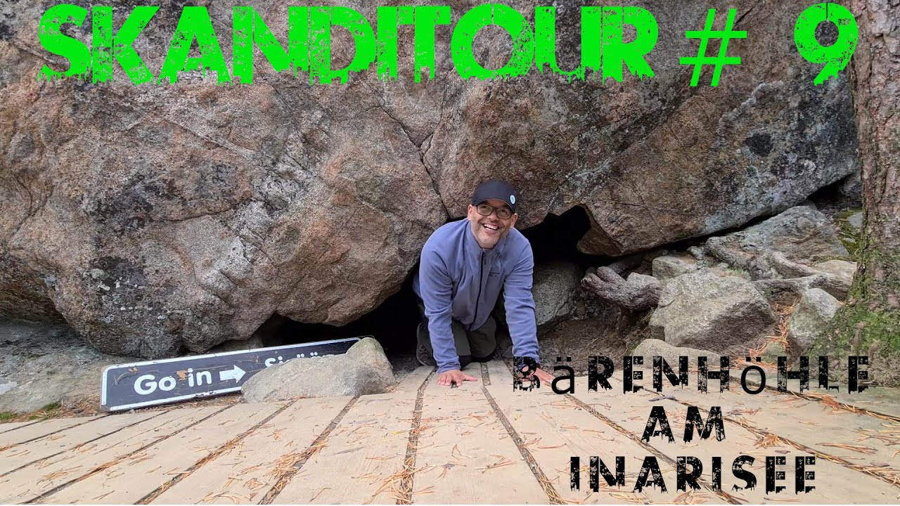 Norwegen 2022🇳🇴 #9 besuchen in Finnland B&auml;renh&ouml;hle am Inarisee