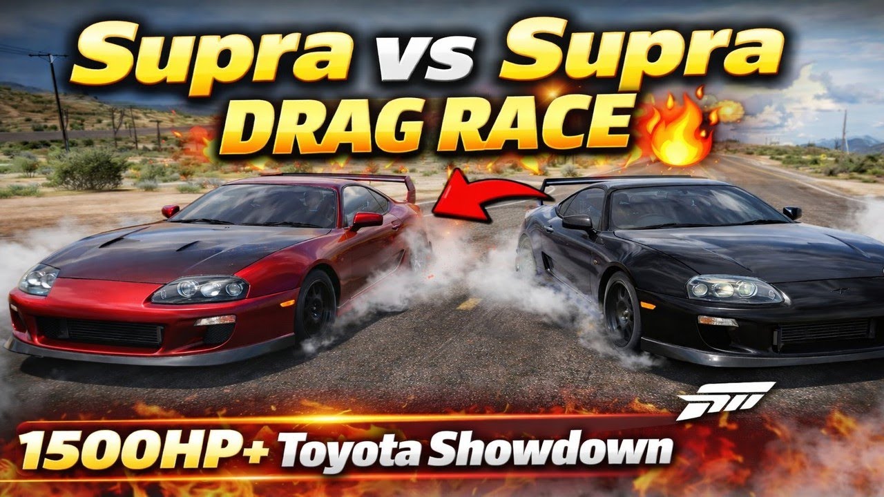 🔥 Supra vs Supra – 1500+ HP Madness! | Forza Horizon 5 Showdown