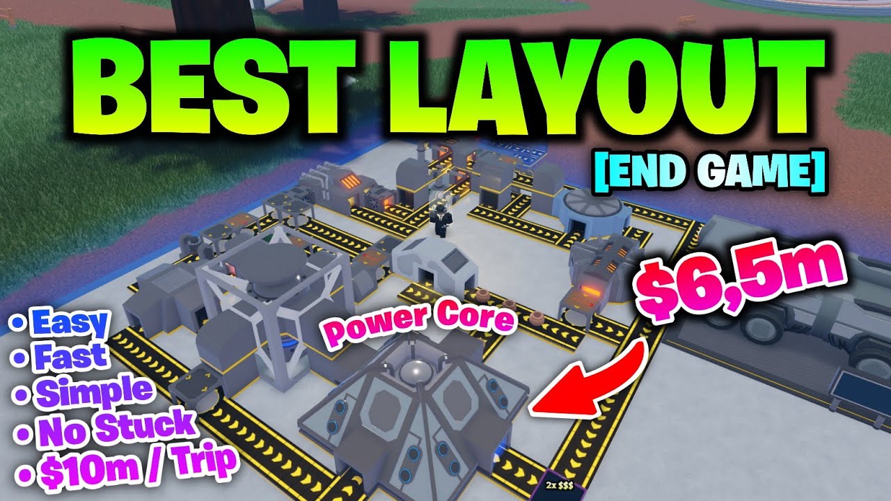 BEST End Game Layout in Ultimate Mining Tycoon Roblox! (Easy Profit)