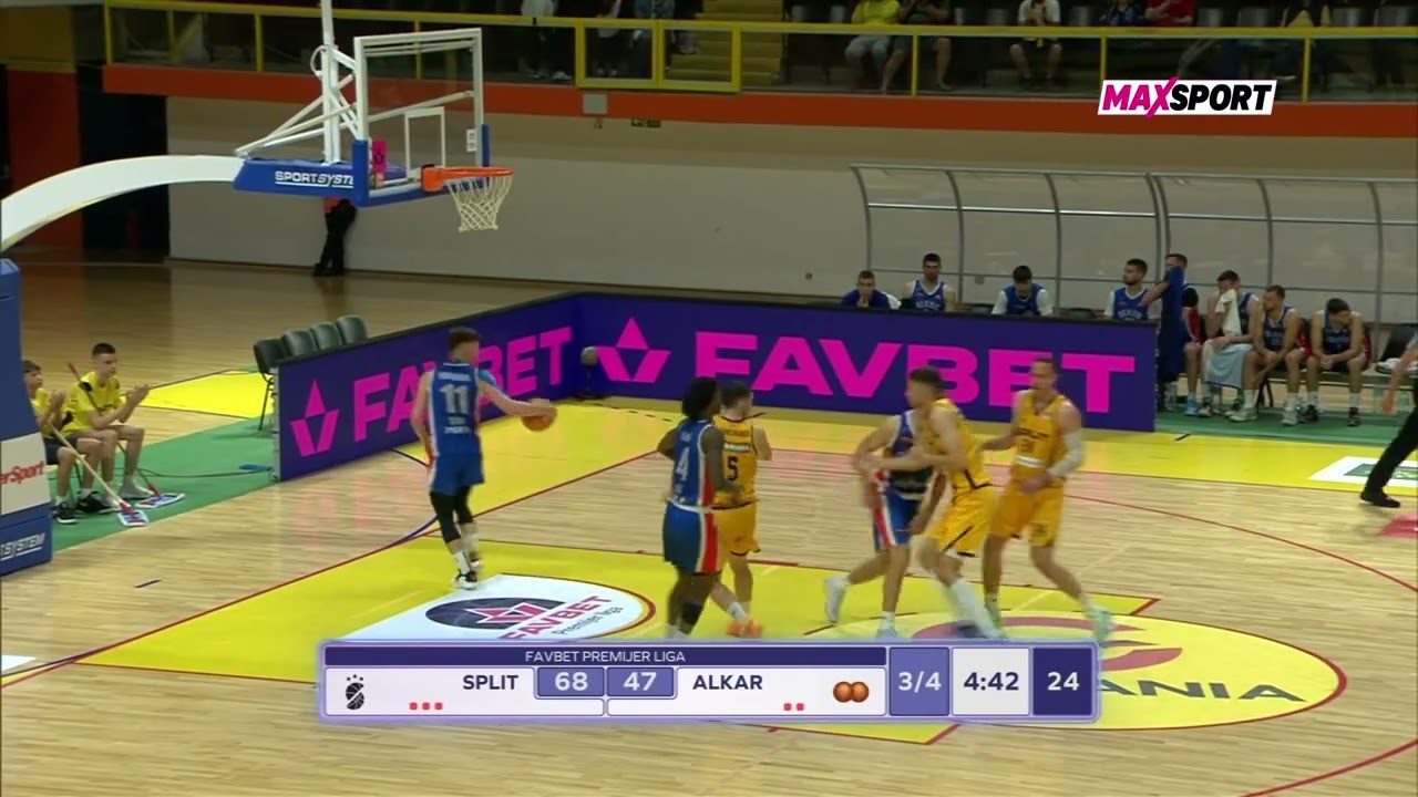 SPLIT vs ALKAR 96:81 (treća utakmica, četvrtfinale, FAVBET Premijer liga 24/25)