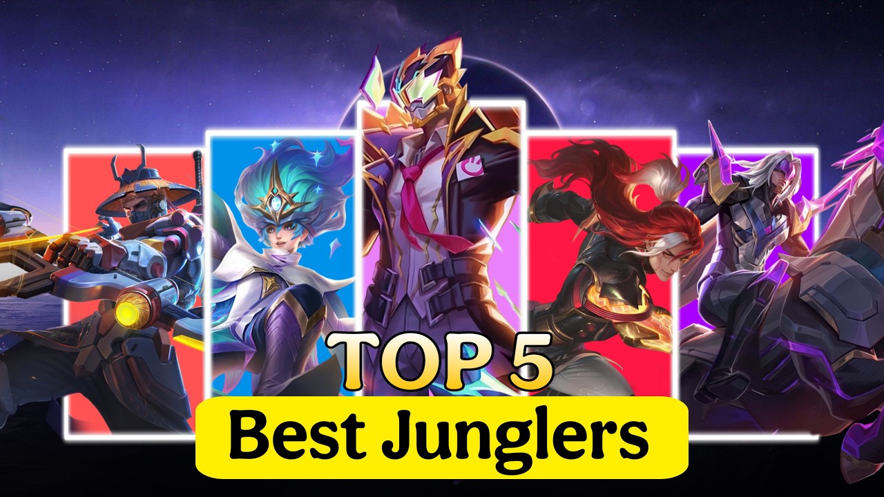 TOP 5 BEST Junglers for Season 41 🔥 Easy Rank Push Heroes | Mobile Legends MLBB