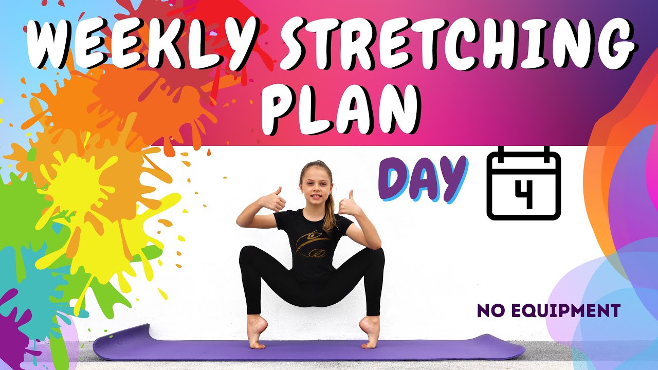 WEEKLY STRETCHING PLAN/ 10 min daily stretch / DAY 4