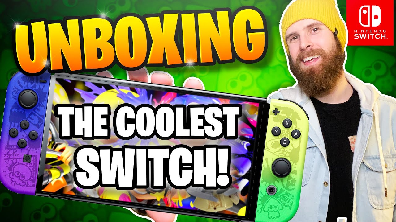 Splatoon 3 OLED Switch - Unboxing & Review! Hands On Comparisons!