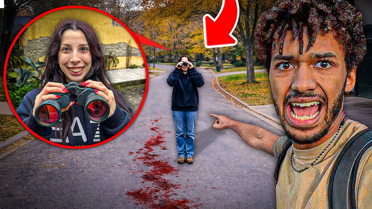 If you see HER watching you outside your HOME, call the POLICE and RUN AWAY IMMEDIATELY&hellip; (stalker)