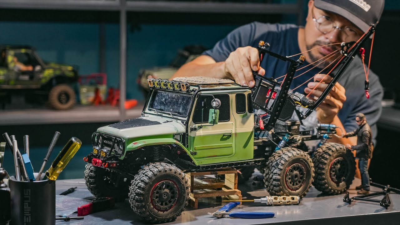 RC Crawler: Семейные моменты и моя мечта: сборка эвакуатора Toyota FJ45 6x6