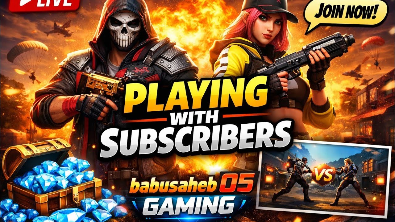 FREE FIRE LIVE 🔴 | Rank Push With Subscribers | Custom Room