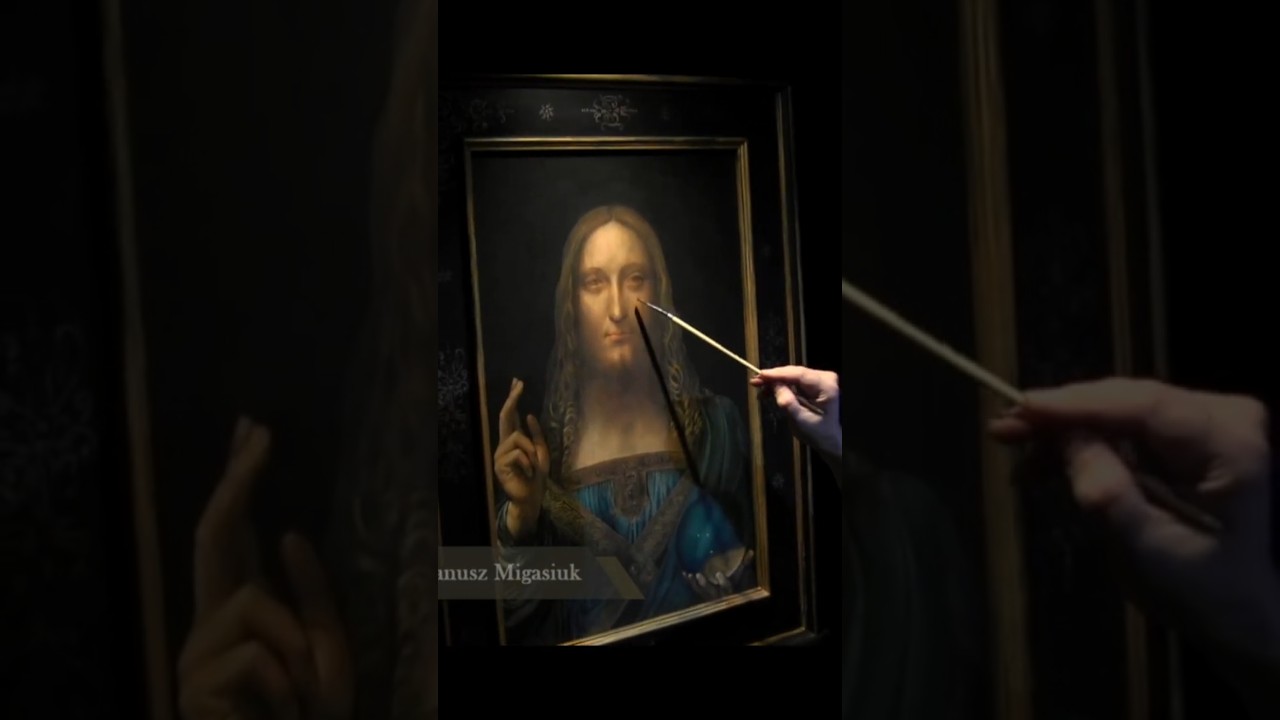 Salvator Mundi by Janusz Migasiuk #leonardodavinci #salvatormundi #speedpainting #Vinci2