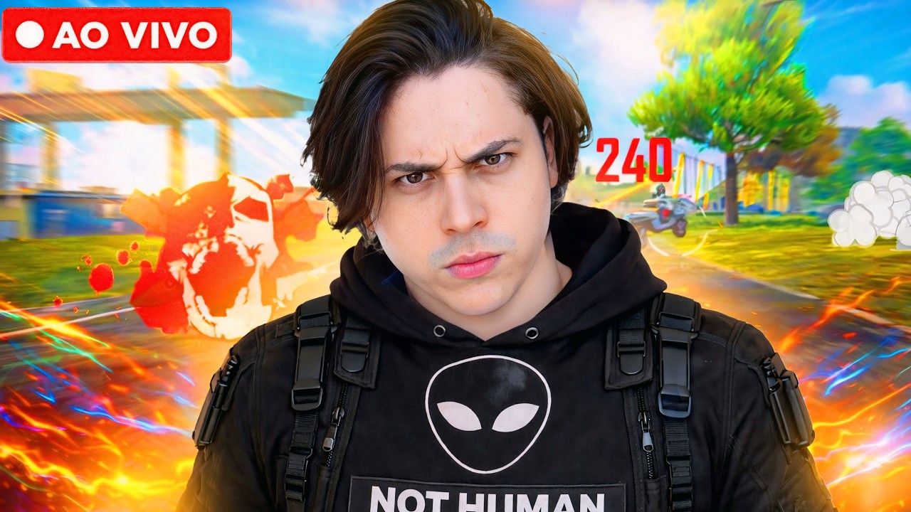HOJE PEGO 2 PARTIDA PRO DESAFIANTE !!  MEGA FREE FIRE AO VIVO
