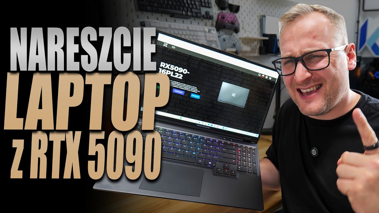 Nareszcie laptopowy RTX 5090! Test Dream Machines RX5090-16PL22