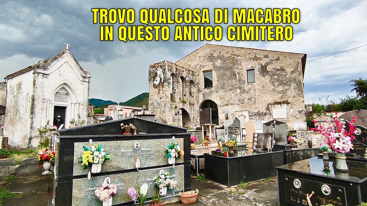 SCOPRO QUALCOSA DI MACABRO IN QUESTO ANTICO CIMITERO!