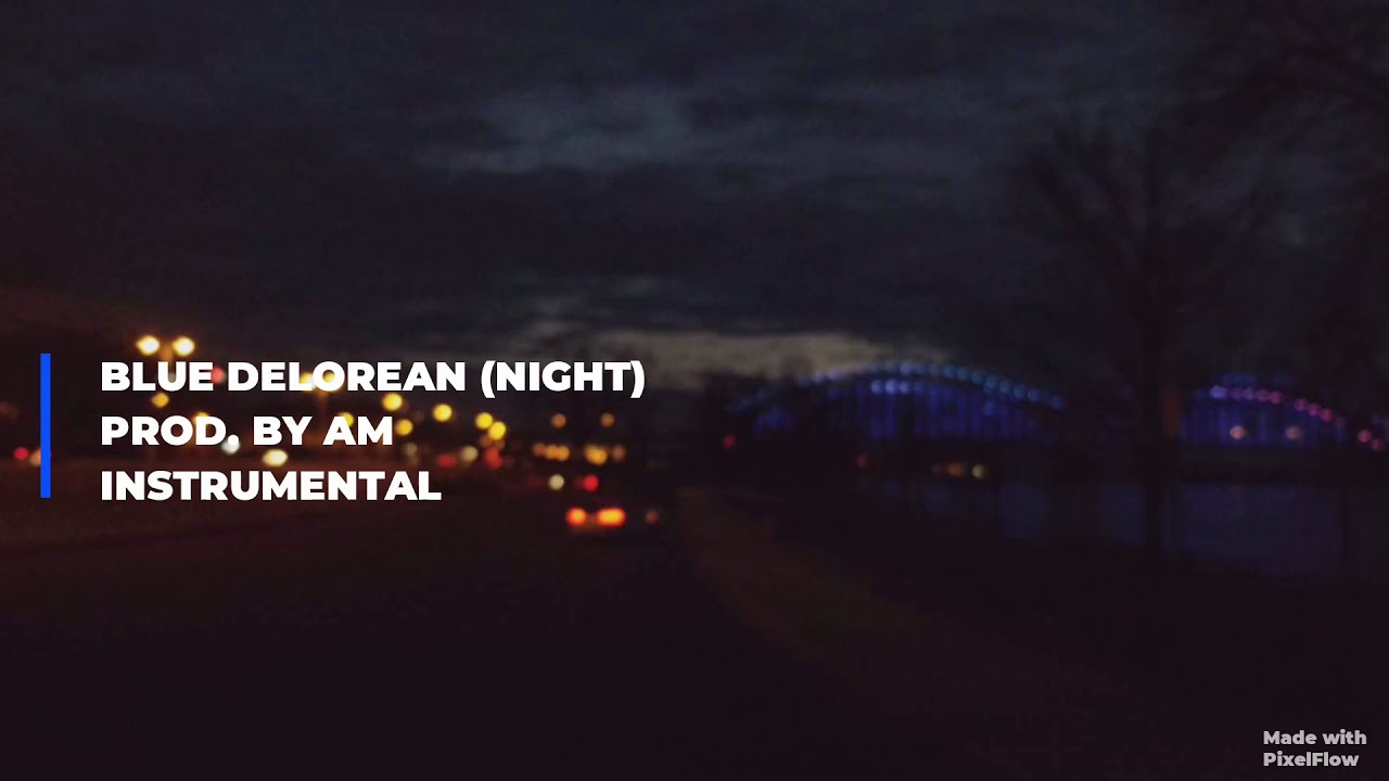 Blue Delorean (Night) -Back to the Future Inspired Instrumental