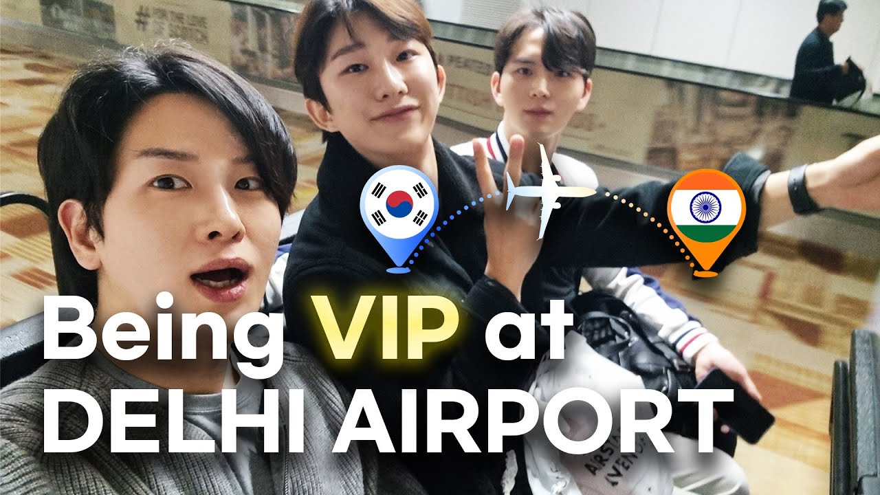 VIP-обслуживание в аэропорту! Из Сеула в Дели 🇮🇳🇰🇷 [Дели 2023, выпуск 1]