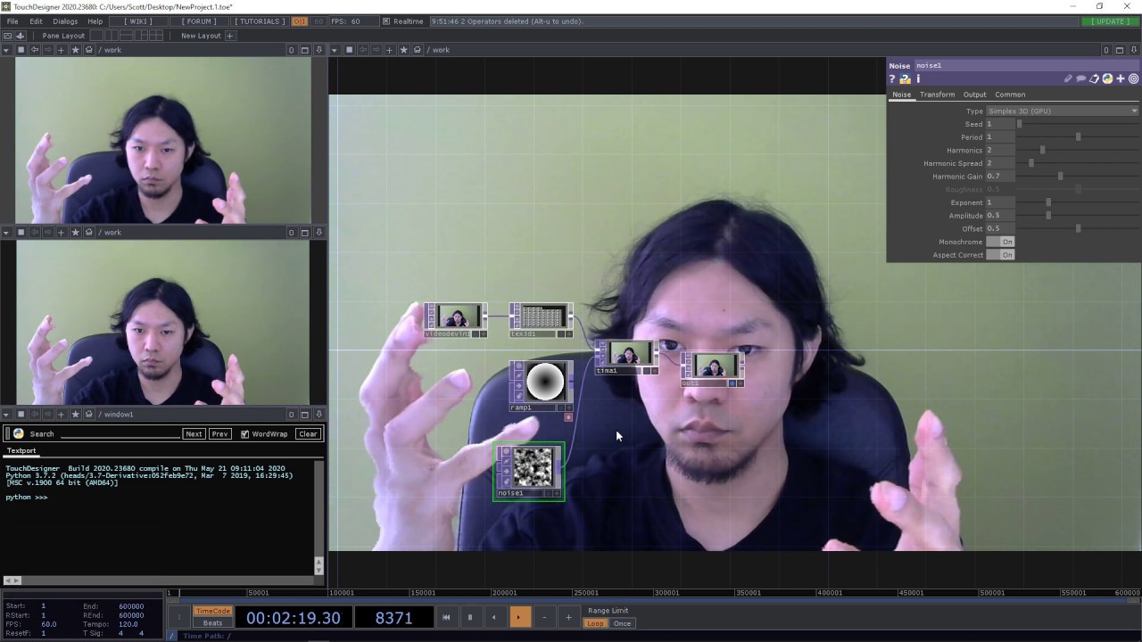 Time Machine TOP in TouchDesigner