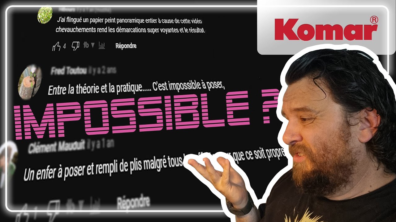 Impossible de poser un poster komar ?