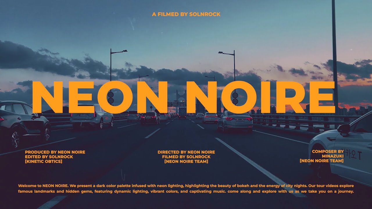 Busan Night Drive - Chill / Lofi Hip-Hop + NeoSoul for Relax & Study + Night Vibes | 로파이 부산 드라이브