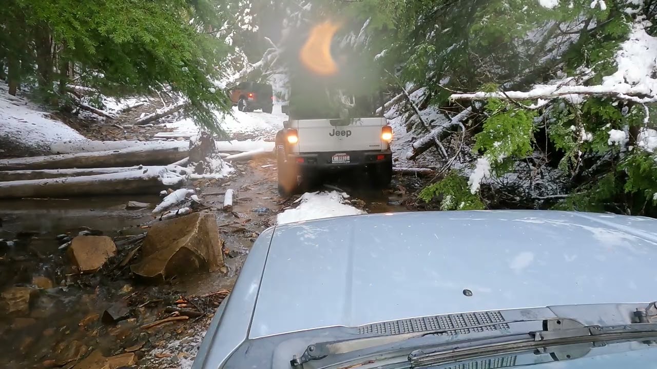 Riding with the Xterra on Denver Creek