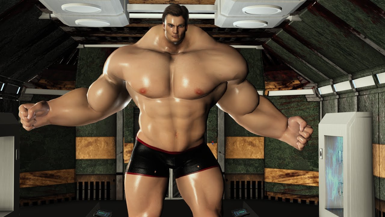 LEON transform into muscular giant Growth part 2 - resident evil