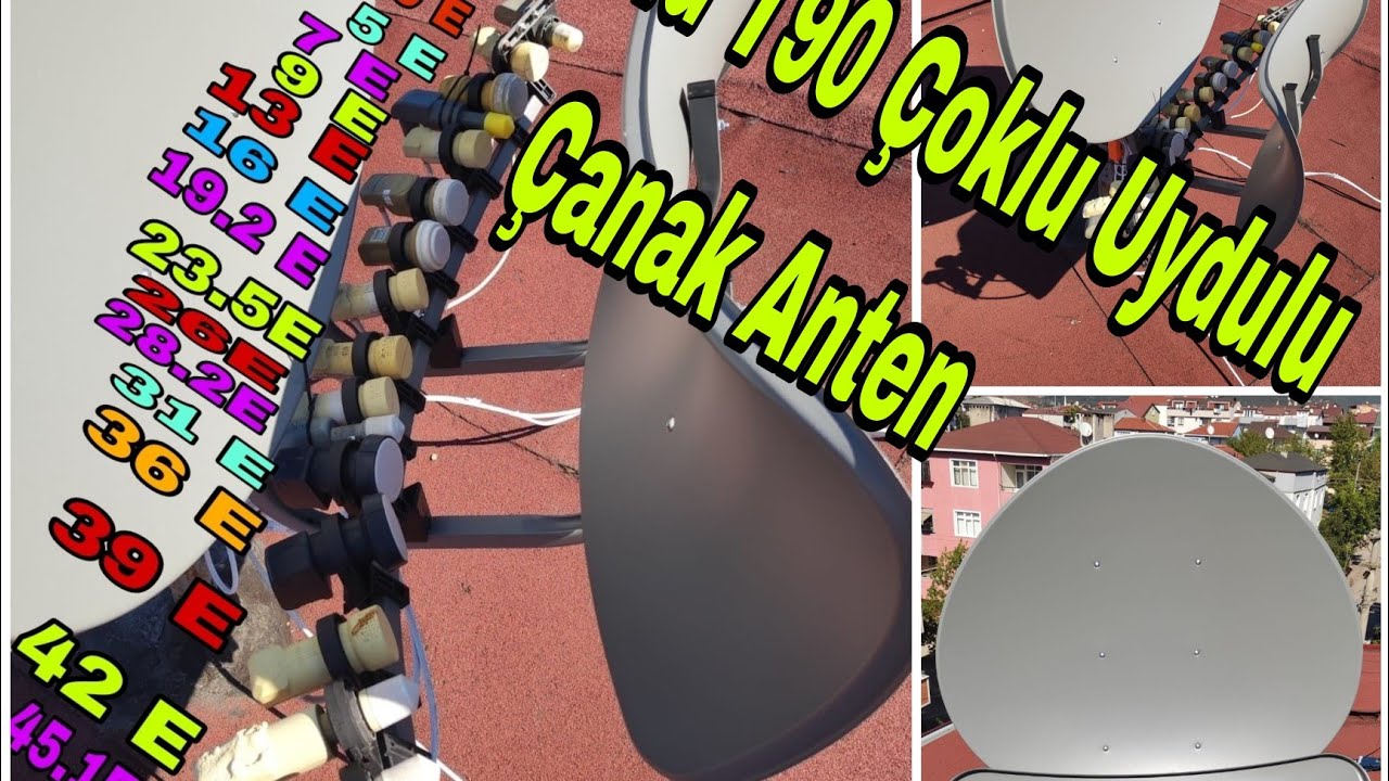 Wavefield T90 Çoklu Uydulu Çanak Anten Detayları. Tek Çanak ile 16 Uydu
