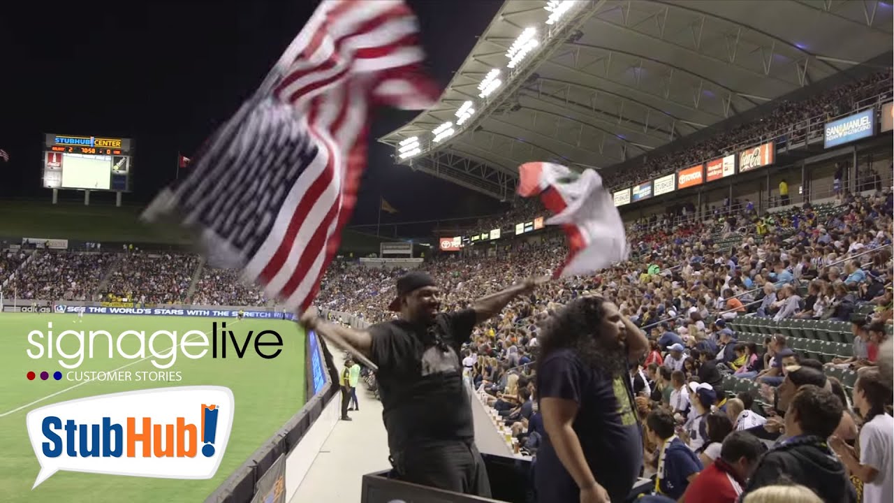 Stubhub Center deploys Signagelive and Samsung Smart Signage Platform for menu boards