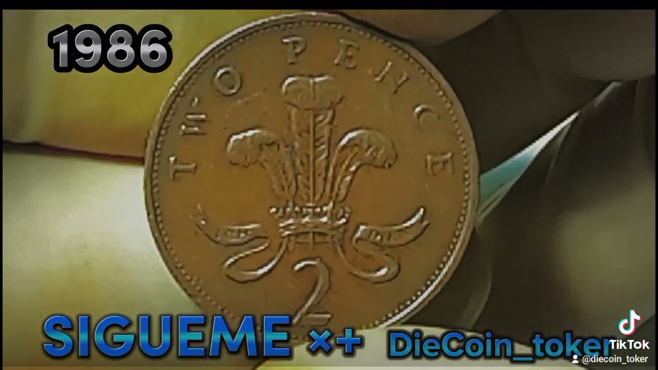 Moneda de 2 Pence 1986 ELIZABETH 2 Reino Unido. Two Pence 1986, Coin from United Kingdom