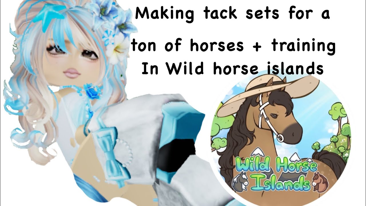 Making tack sets for horses+training 💜❤️