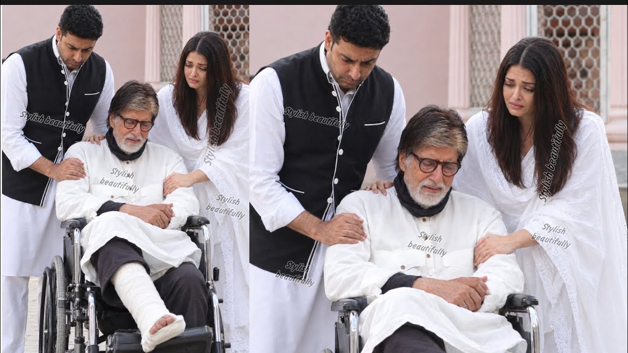 Aishwarya Rai and Abhishek Bachchan in tears after Amitabh Bachchan's sudden accident! Sad news