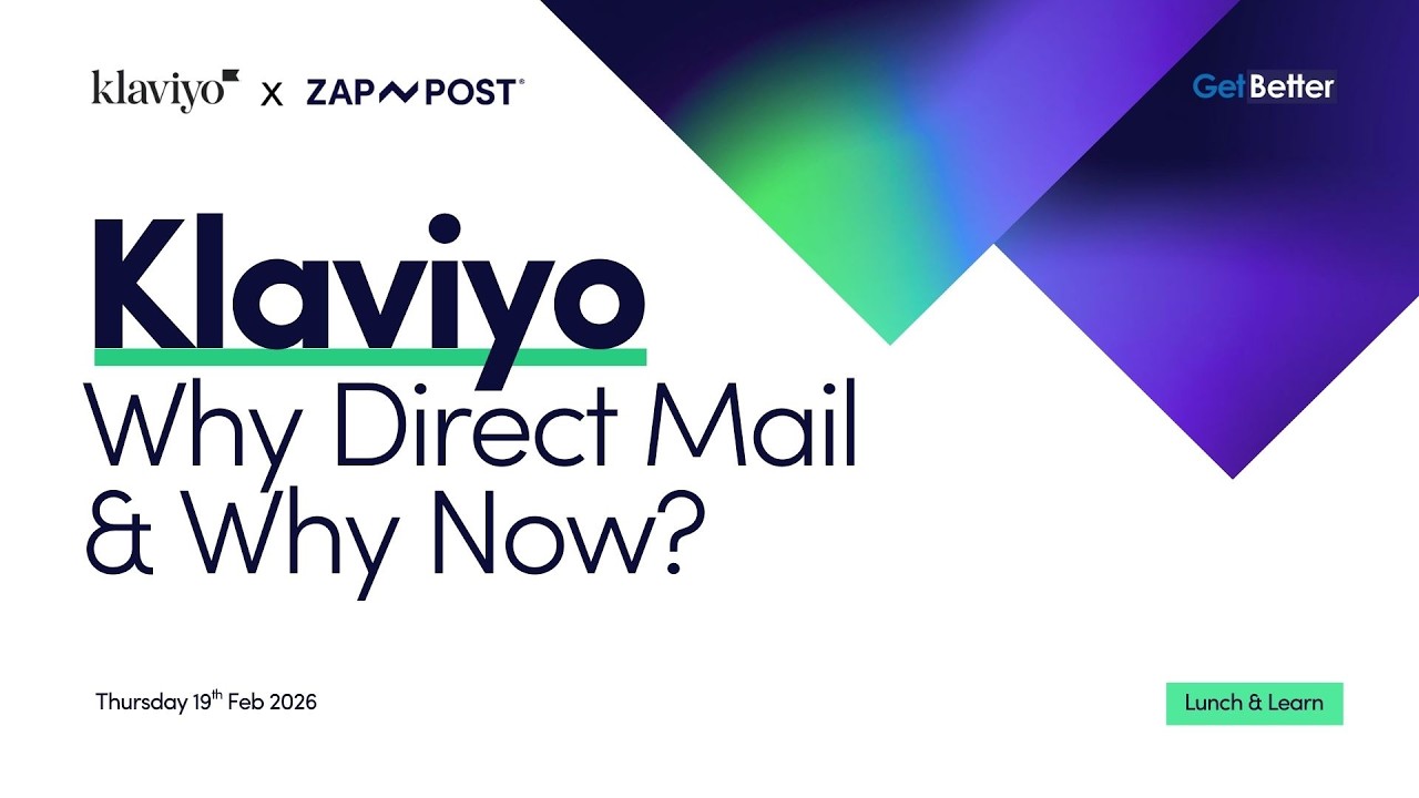 Klaviyo X ZAP~POST Webinar 2026