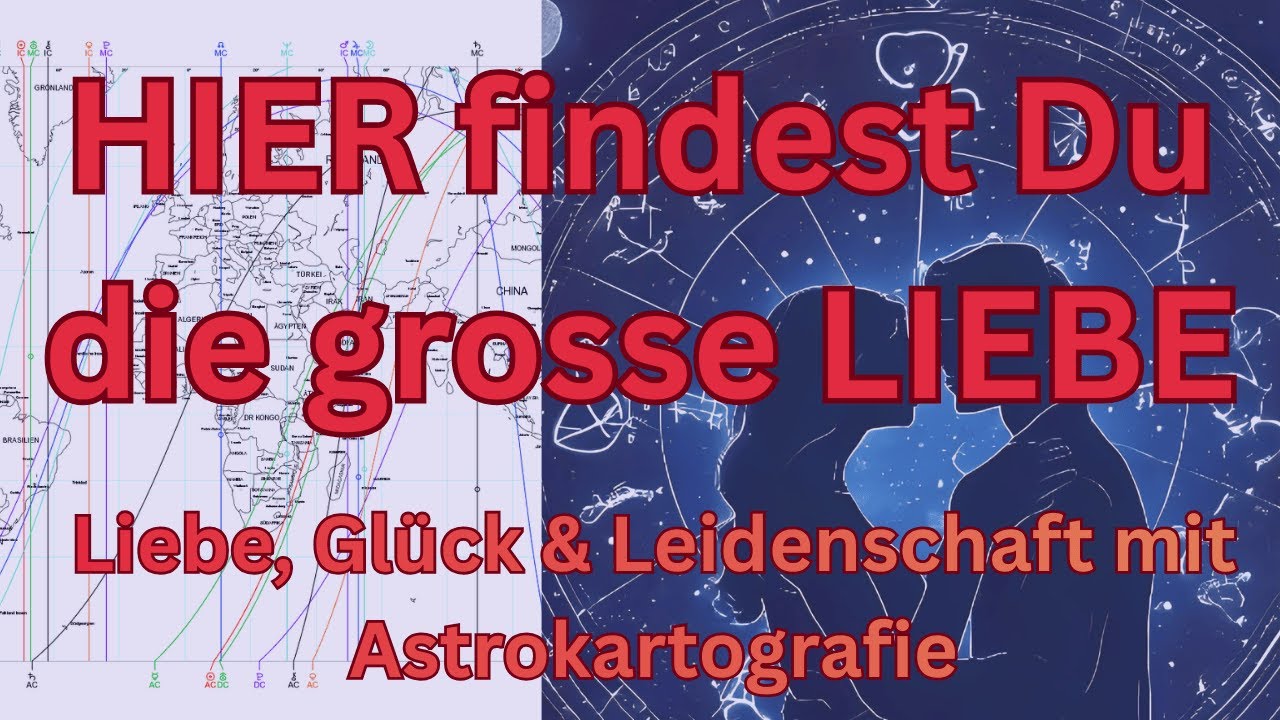 Wo auf der Welt wartet deine grosse Liebe - Venus in der Astrokartografie- Dein Horoskop verr&auml;t es