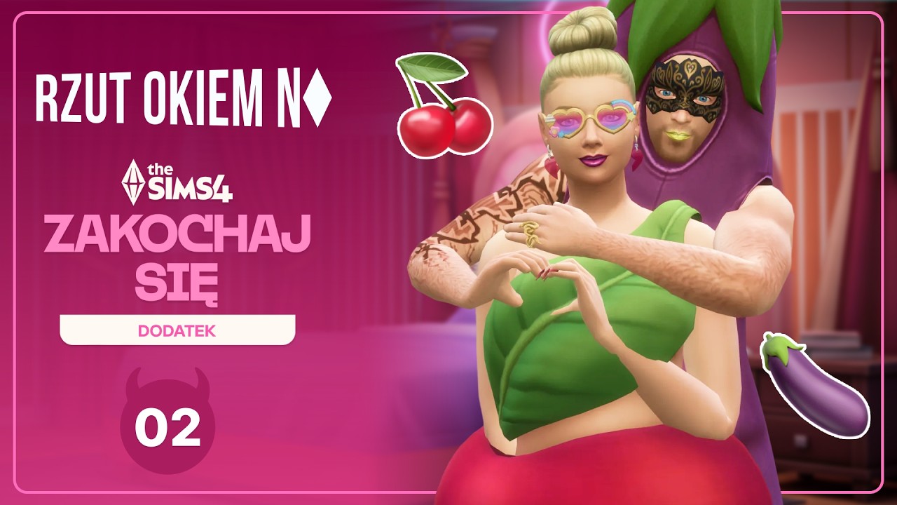 The Sims 4 Zakochaj się z Młoteczką ❤️‍🔥 Owocowe stroje do sypialni | Odc. 2