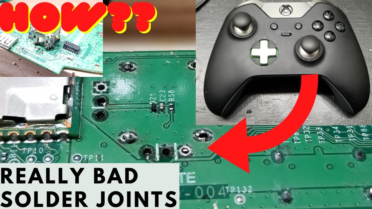 Repairing a broken elite series 1 Xbox One controller analog stick.