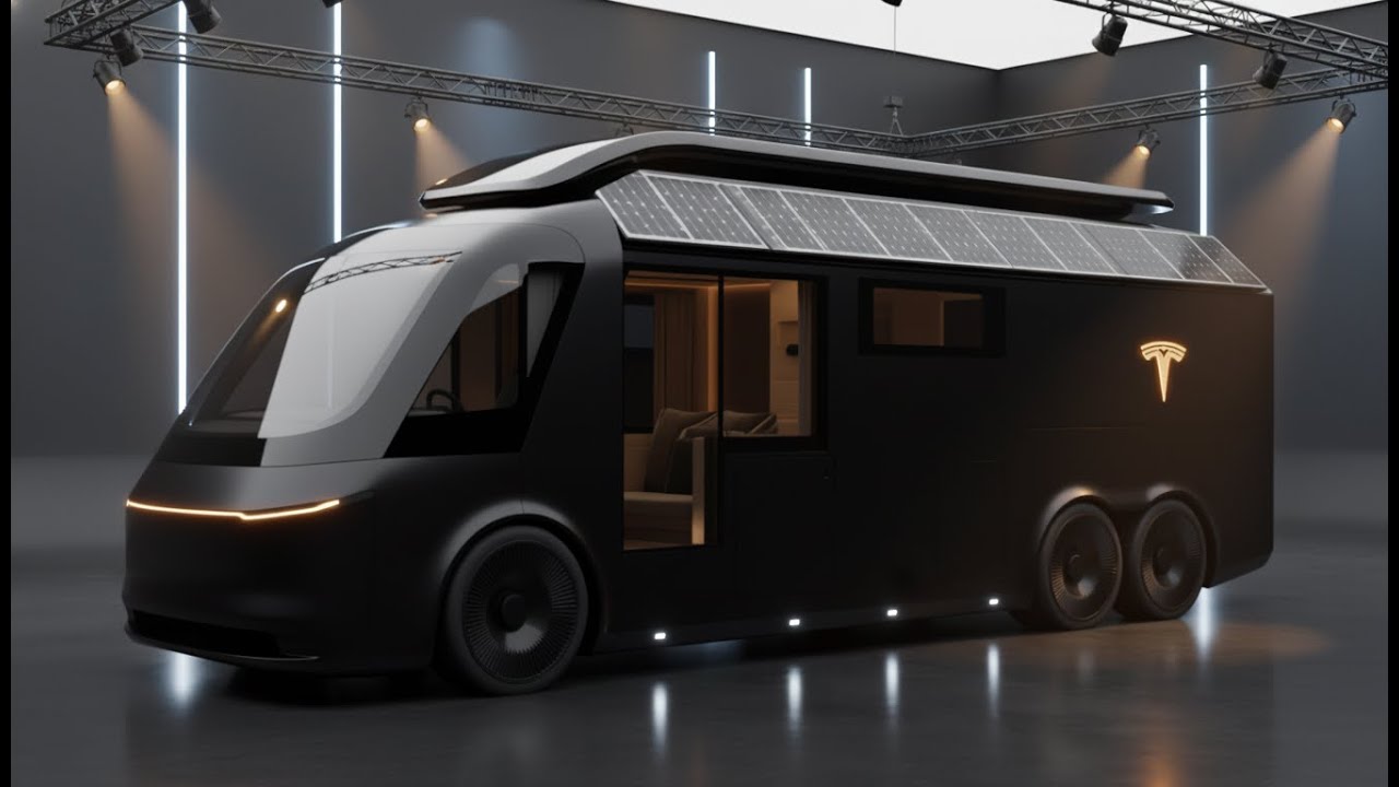 2026 Tesla Motorhome: Ultra-Luxury Electric RV. Solar-Powered, No Gas Stations Needed!