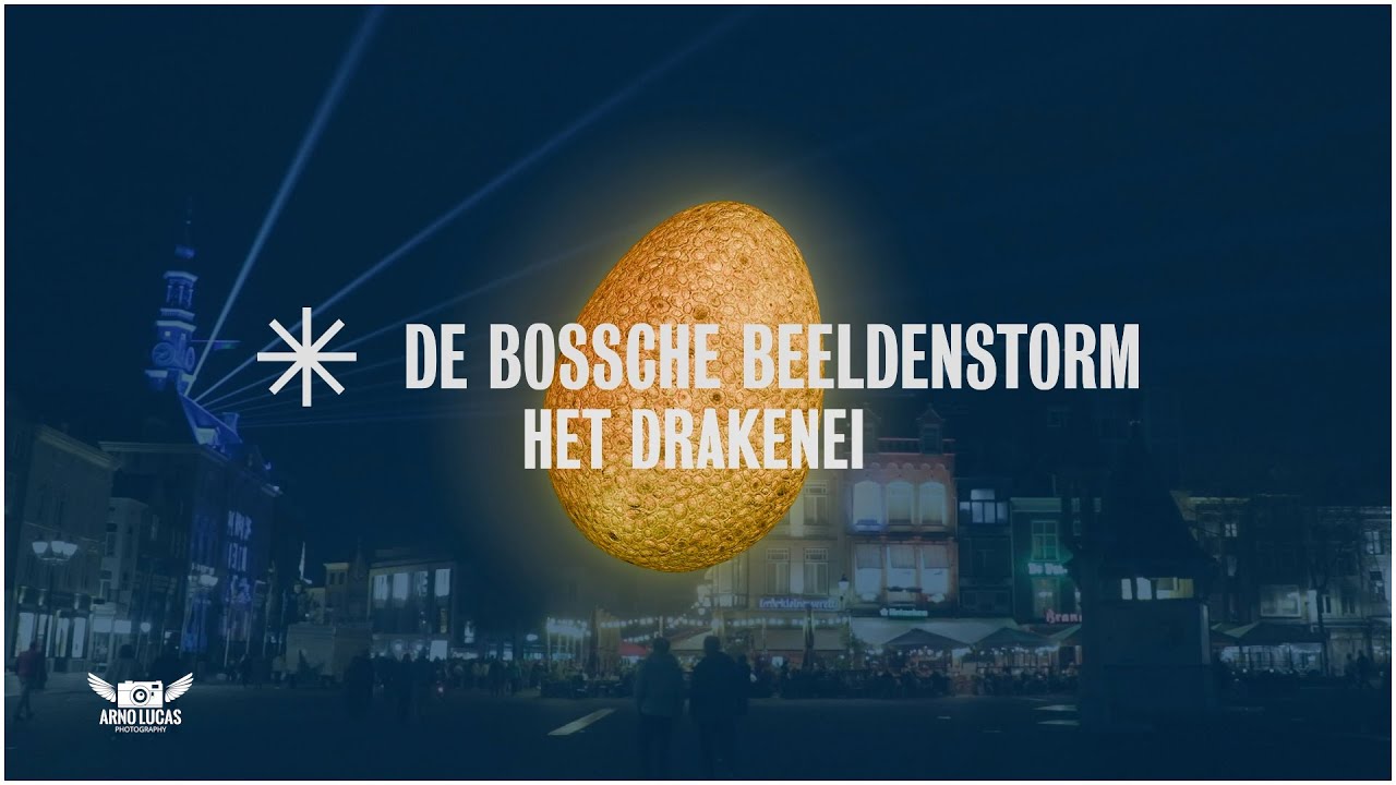 Lichtshow De Bossche Beeldenstorm – Het Drakenei | 2025 [inclusief ondertiteling]