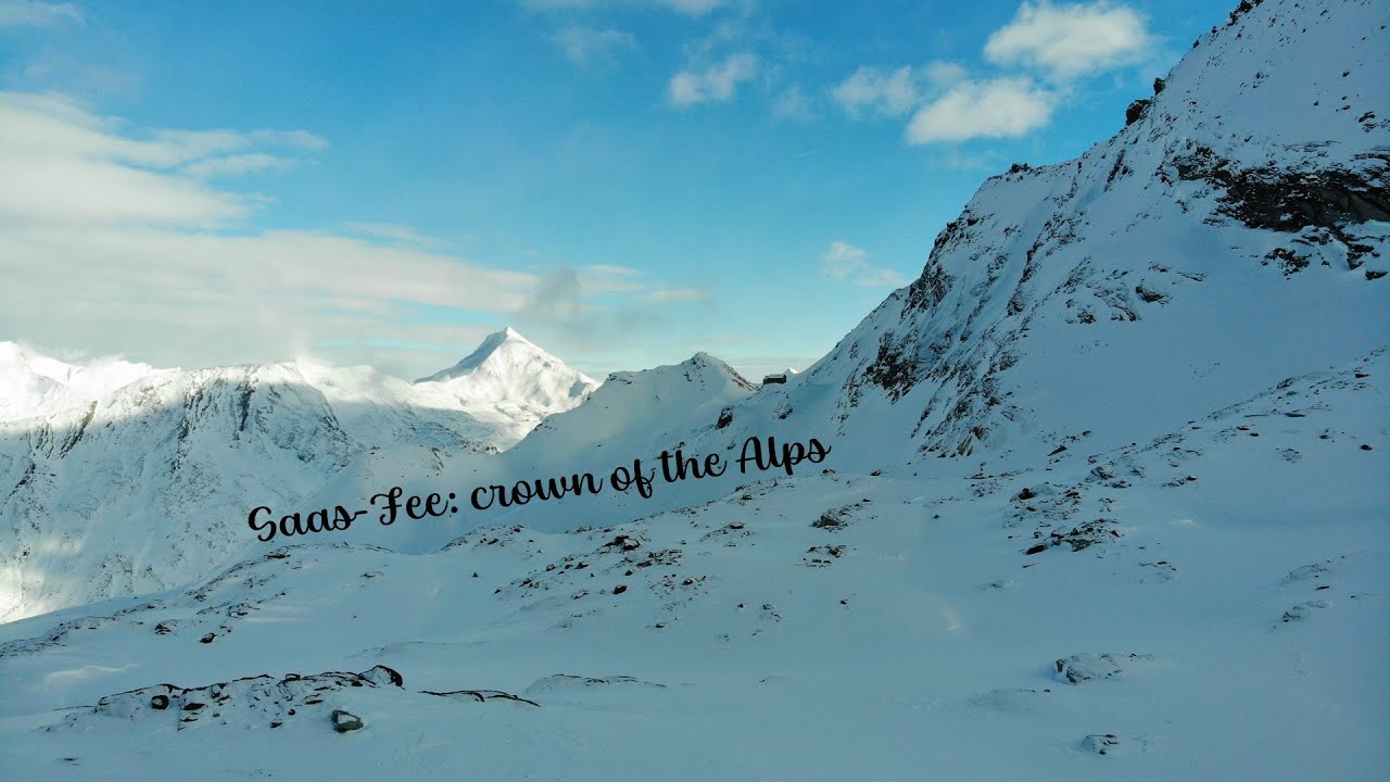 Soaring Over Saas-Fee | Breathtaking 4K Drone Views of the Swiss Alps