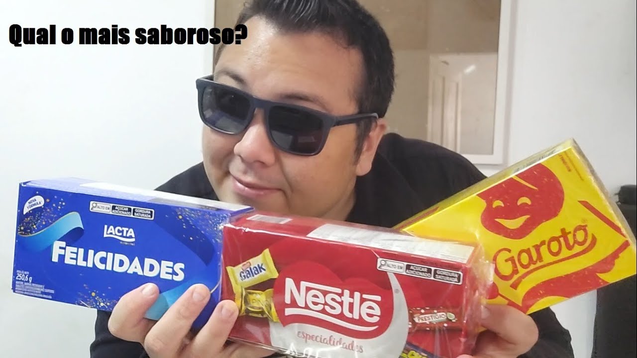 Caixas de bombom Qual a melhor??? Lacta, Nestle e Garoto