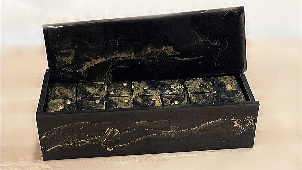 How to Make a Dominoes Box Using Epoxy Resin