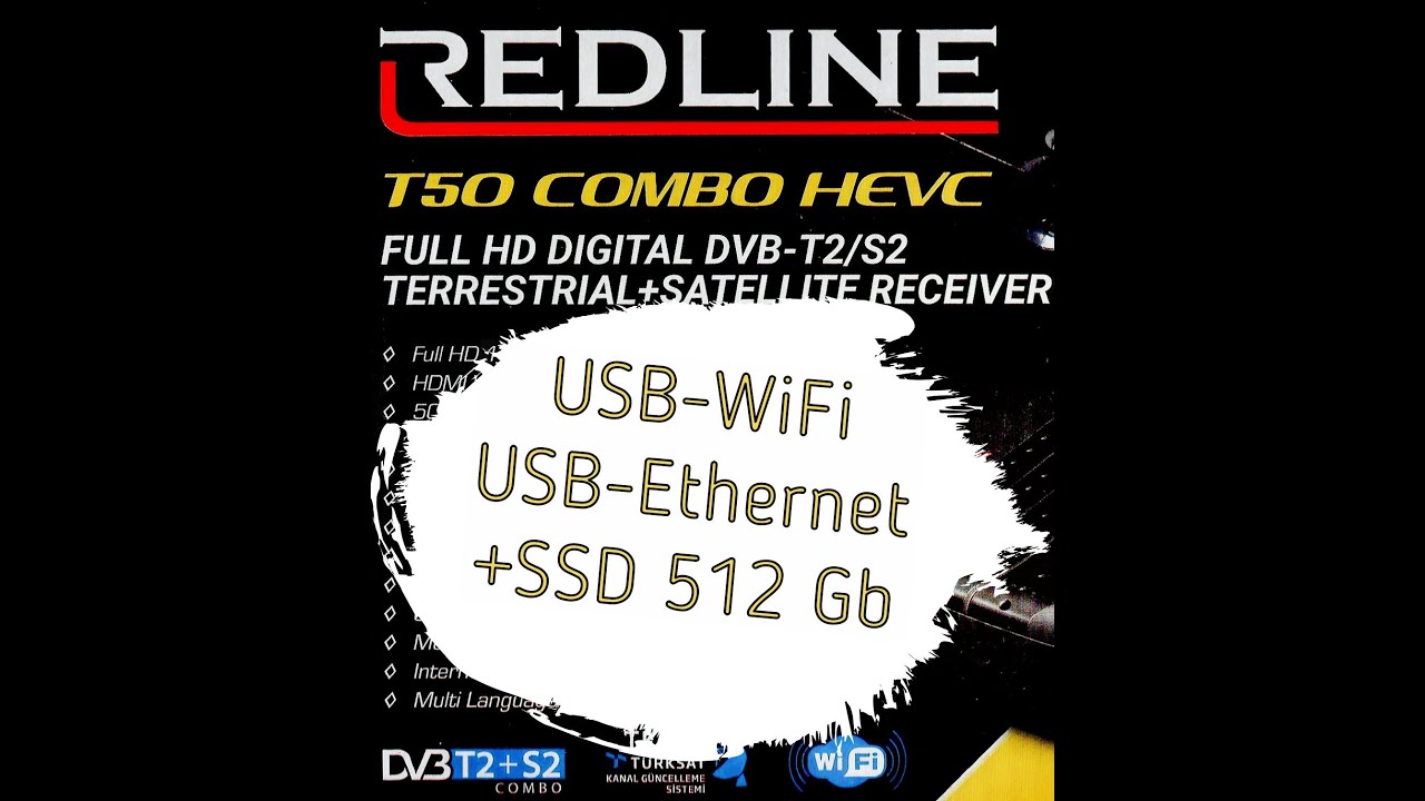 Redline T50 Combo DVB S2/T2.  Обзор интернет приложений. Подключение SSD диска 512 Gb. Часть 3