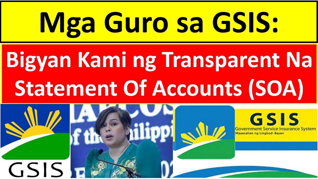 Mga Guro sa GSIS:​ Bigyan Kami ng Transparent Na Statement Of Accounts (SOA)​ @wildtvoreg