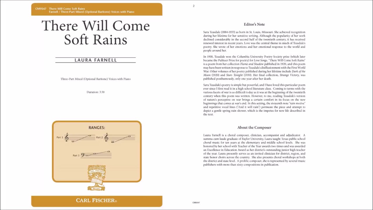 There Will Come Soft Rains (CM9547) by Laura Farnell