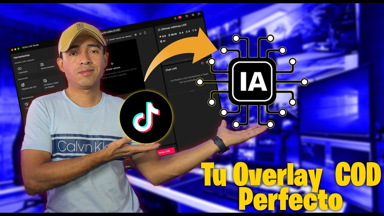 TIKTOK LIVE STUDIO con INTELEGENCIA ARTIFICIAL,  idea la  STREAM DE CODMBILE.