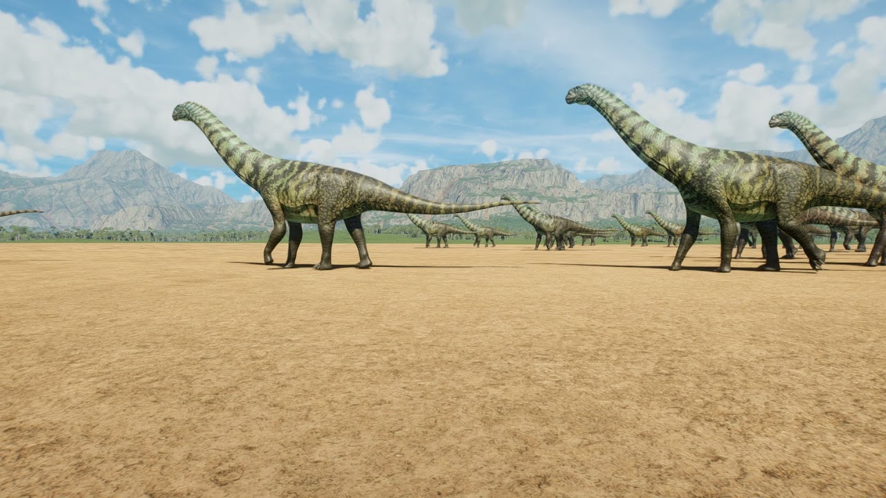 Prehistoric Kingdom Camarasausus Migration