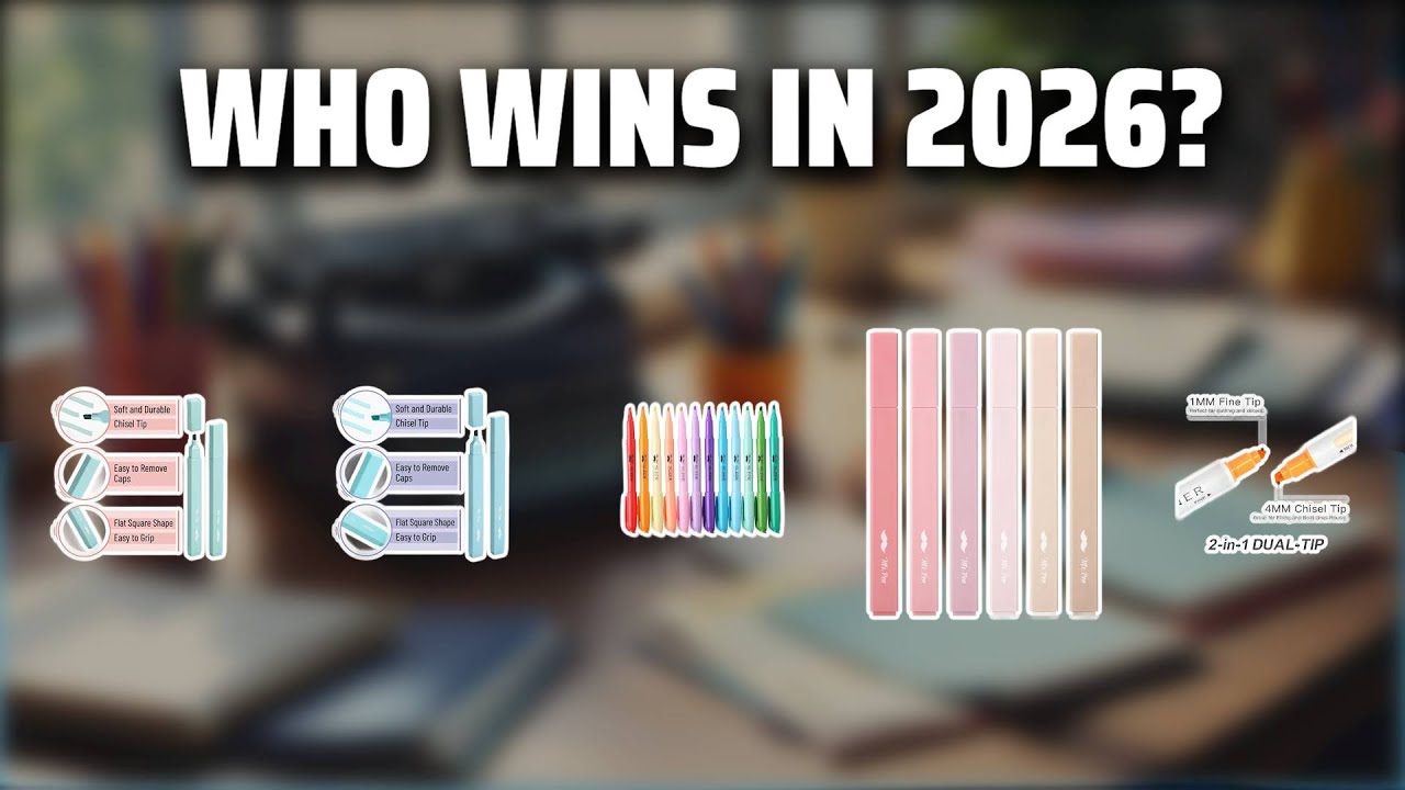 The Top 5 Best Mildliner Highlighters in 2026 - Must Watch Before Buying!