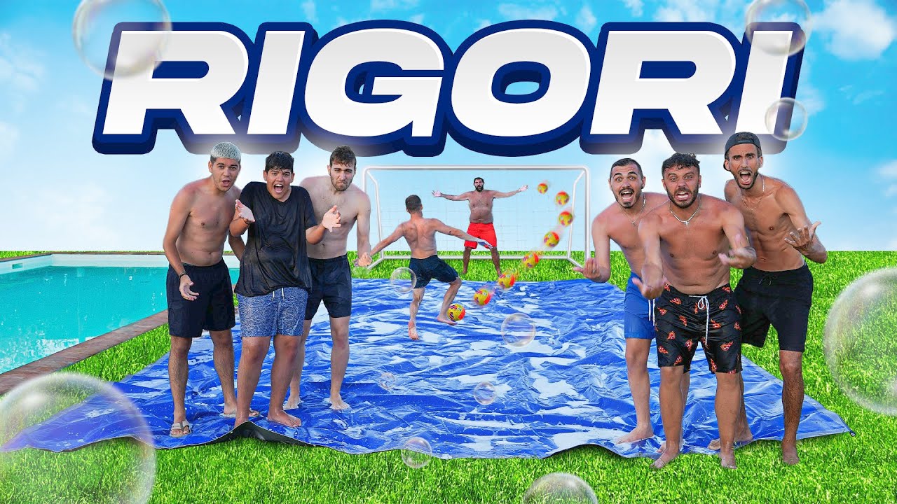 ⚽🫧 RIGORI con CALCIO SAPONATO CHALLENGE IN VILLA ELITES! (Slip 'n' Slide)