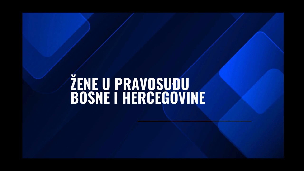 Žene u pravosuđu Bosne i Hercegovine