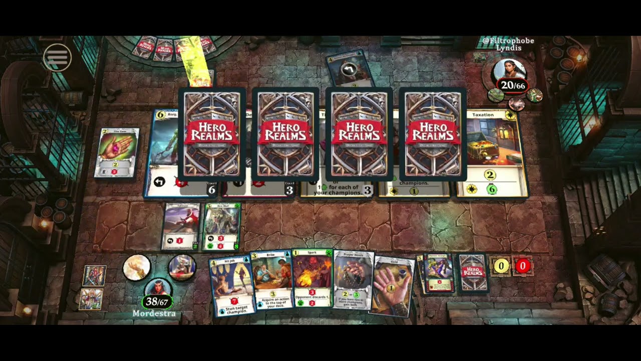 Hero realms: cleric vs Elf Ranger: video 7