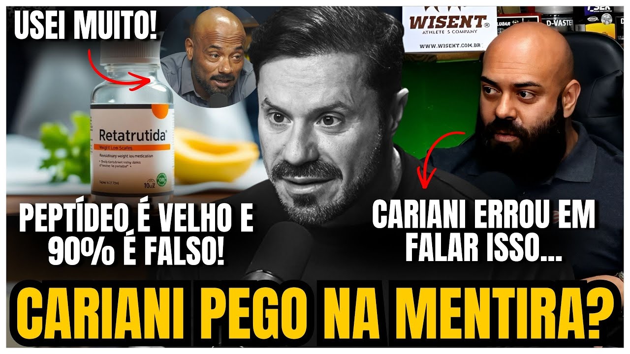 CARIANI MENTIROSO? KAMINSKI REBATE FALAS do TIOZÃO sobre PEPTÍDEOS