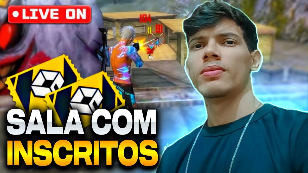 SALINHA COM INSCRITOS 🔵 4V4 E 6V6 VEM SER REVELADO 🔵 AUGUSTO FF