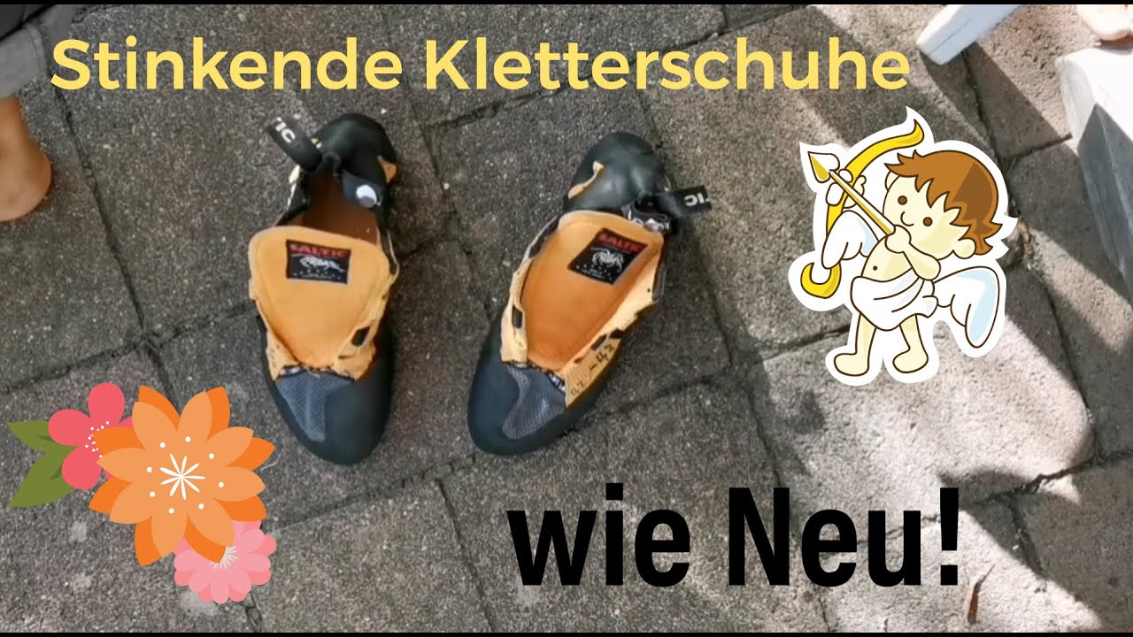 Kletterschuhe reinigen - kein Schweißgeruch mehr