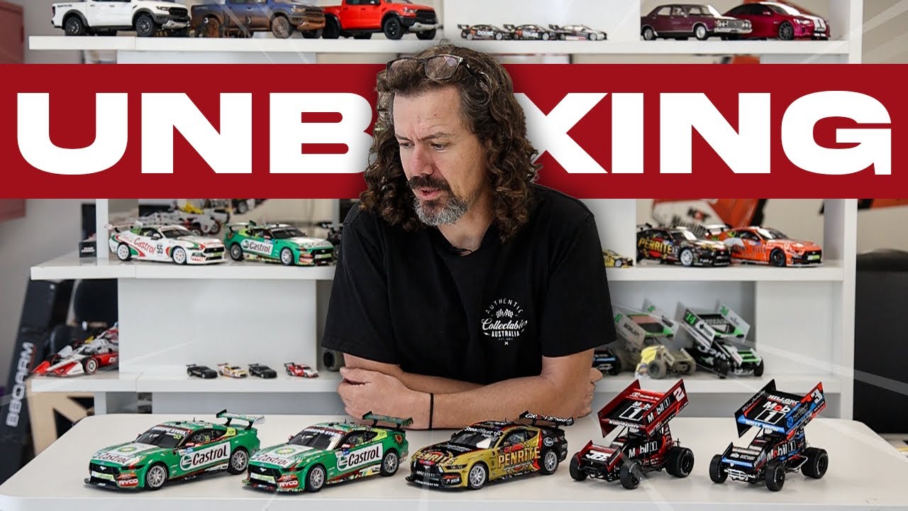 Распаковываем Sprinters 2024 года, Castrol Mustang 2023 года и золотой картинг Bathurst 1000 в ма...