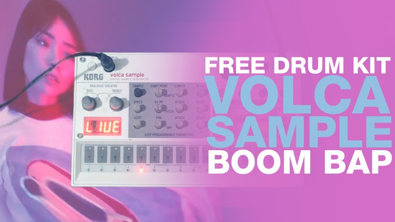 FREE DRUM KIT / SAMPLE PACK - BOOM BAP LOFI KORG VOLCA SAMPLE